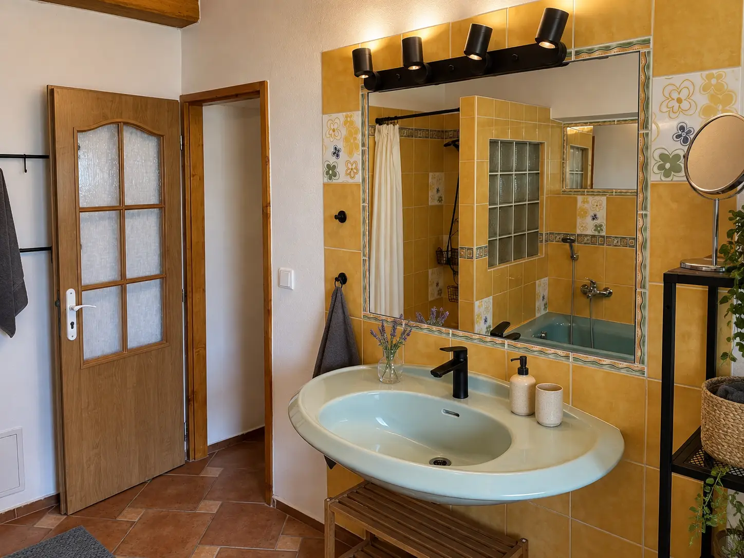 Koupelna Apartmánu 1 Terasy Sedlec