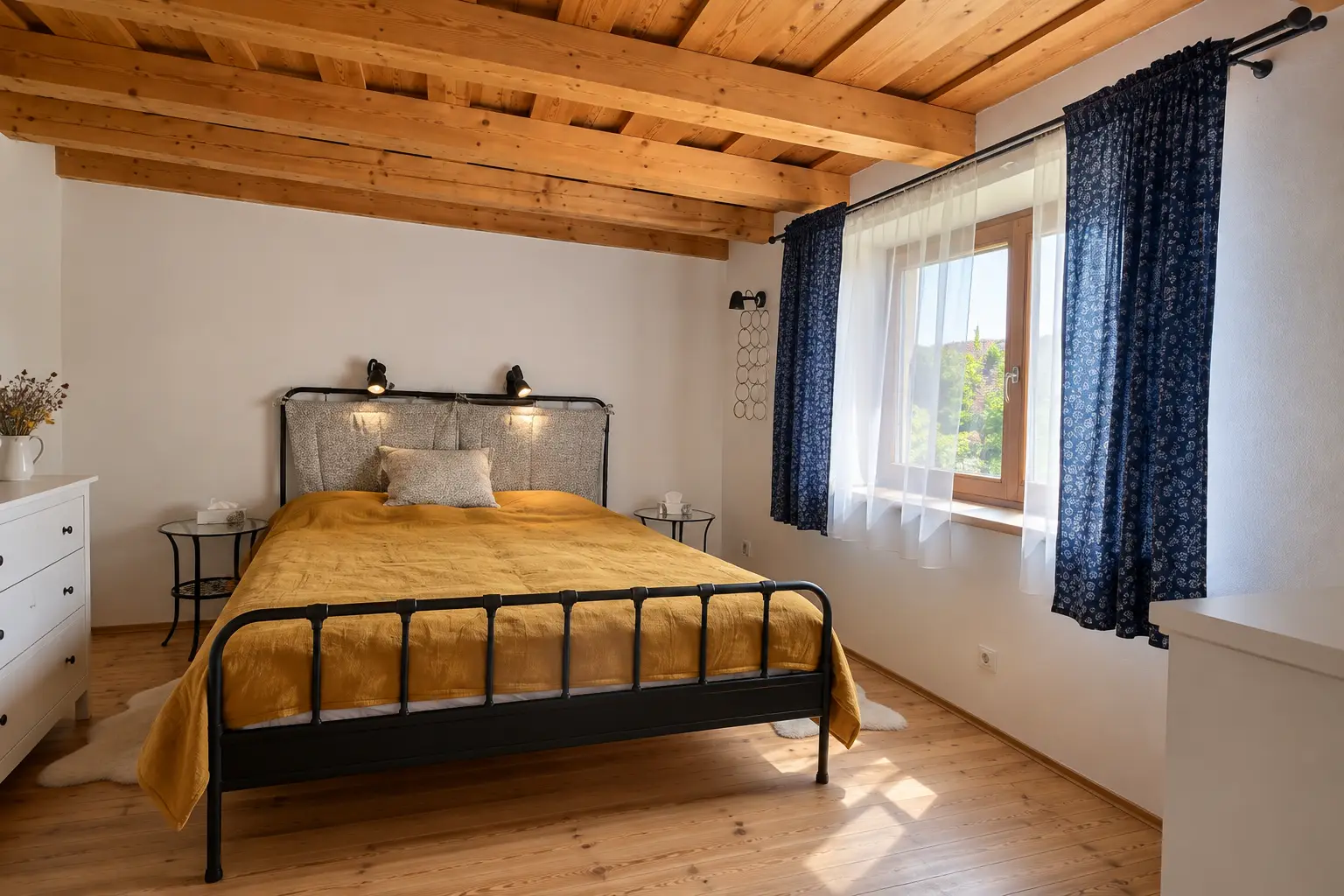 Ložnice Apartmánu 1 Terasy Sedlec