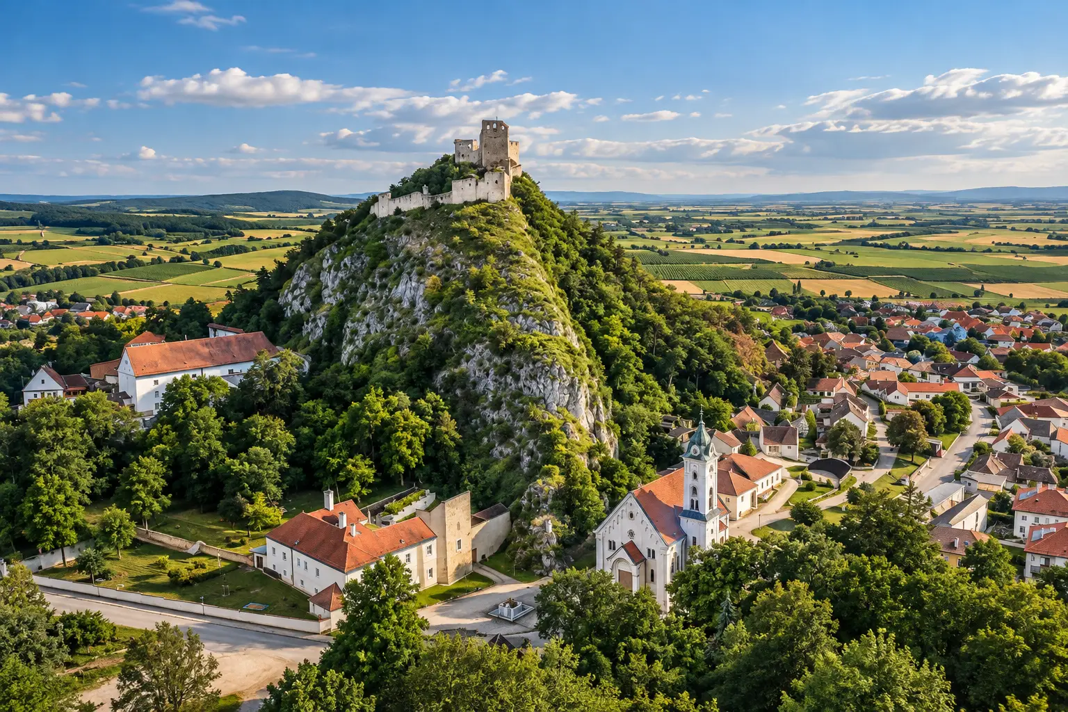 Hrad Staatz a Staatzer Berg – výlet do Weinviertelu